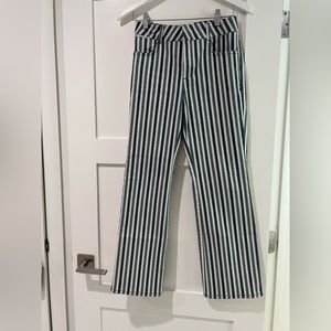 Anthropologie Engineer Stripe Trousers
